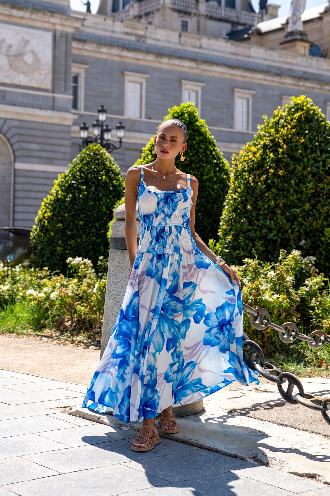 Aiselle™ – Floral Maxi Dress