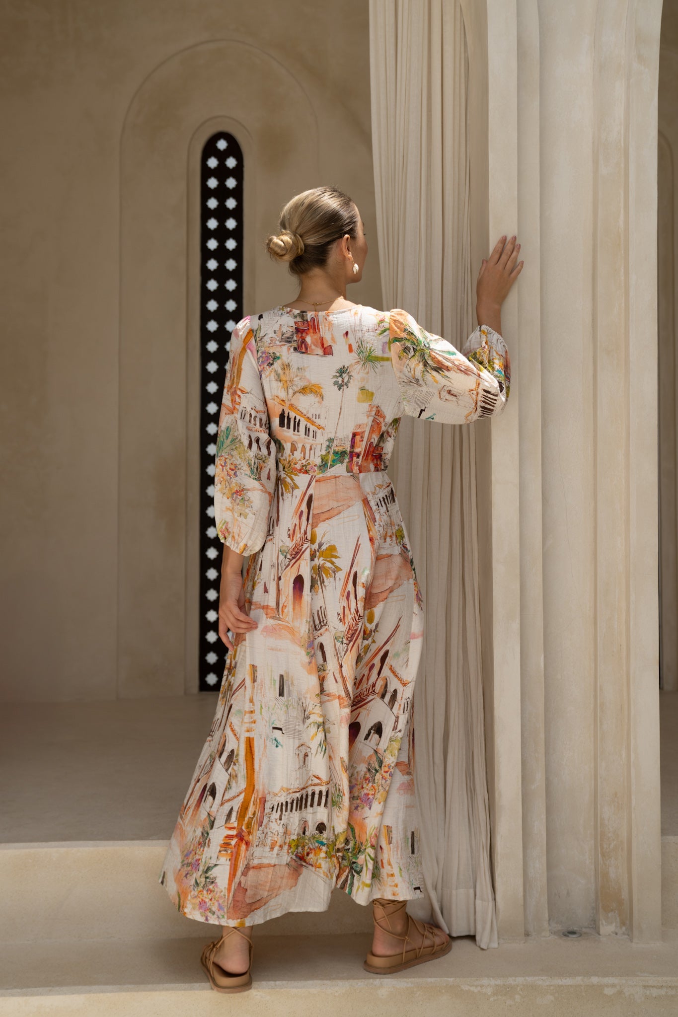 Maicey™ - Long Sleeve Summer Maxi Dress