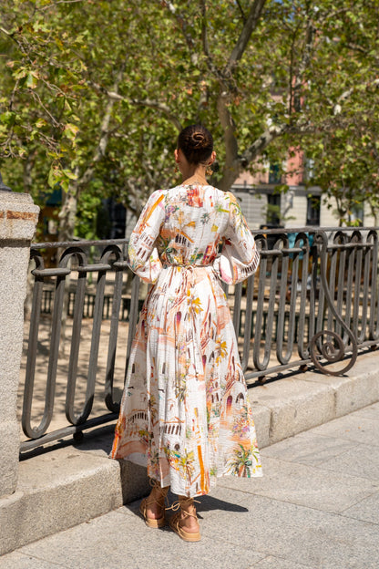 Maicey™ - Long Sleeve Summer Maxi Dress