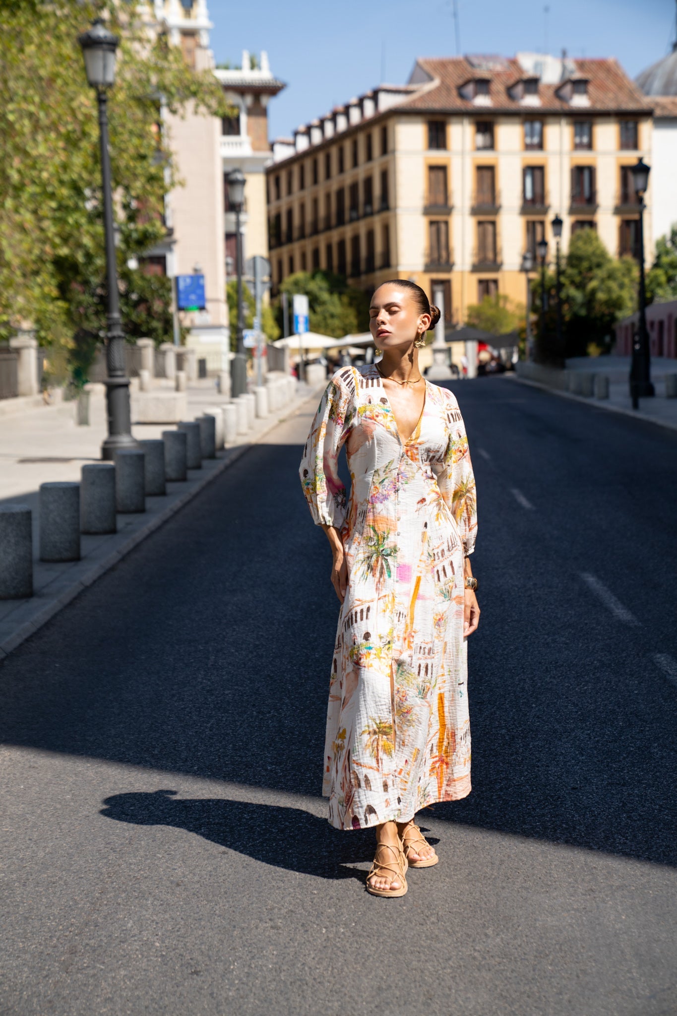 Maicey™ - Long Sleeve Summer Maxi Dress