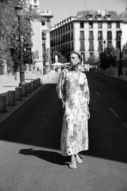 Maicey™ - Long Sleeve Summer Maxi Dress