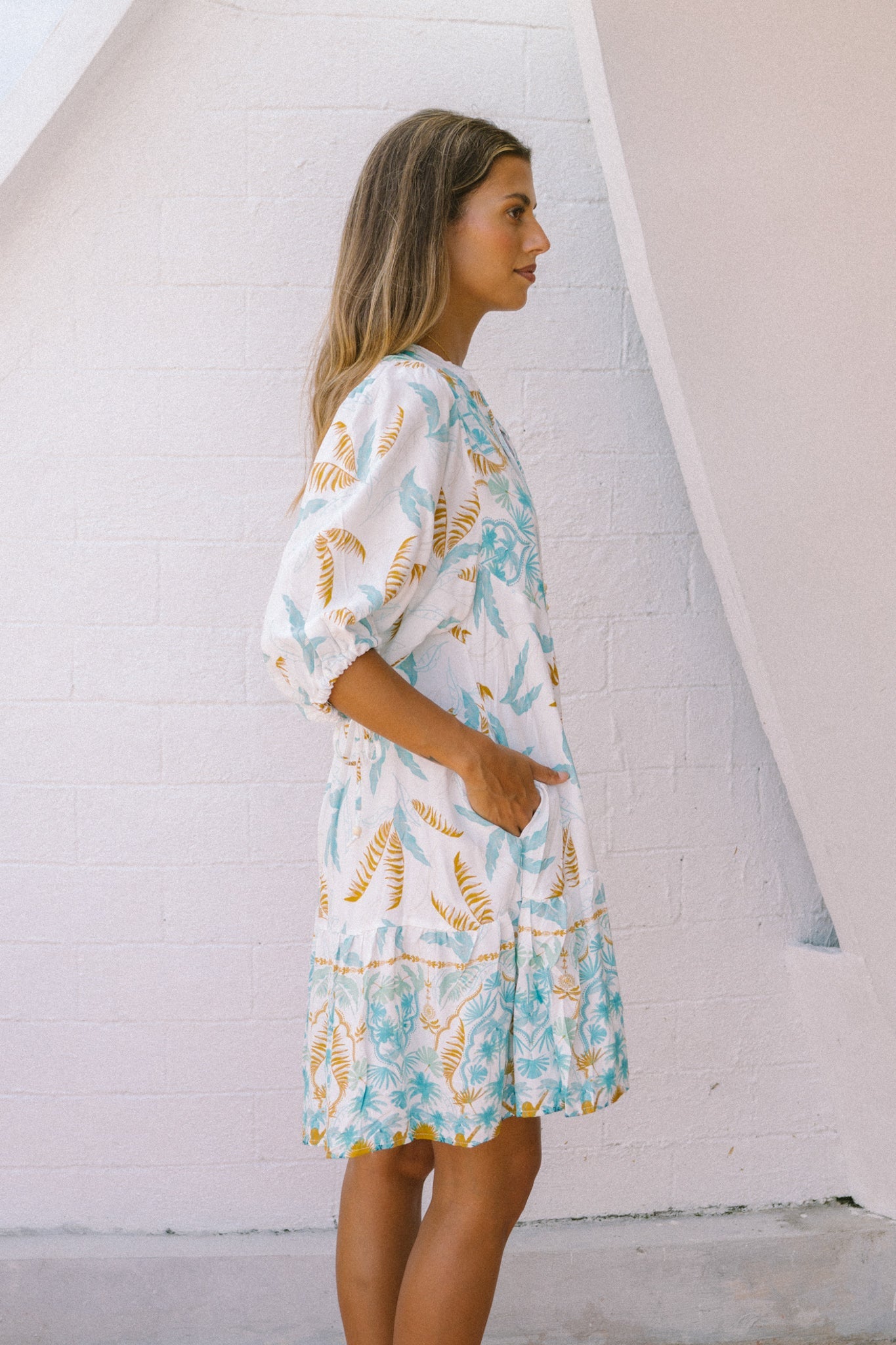 Wisteria™ – Tropical Mini Dress