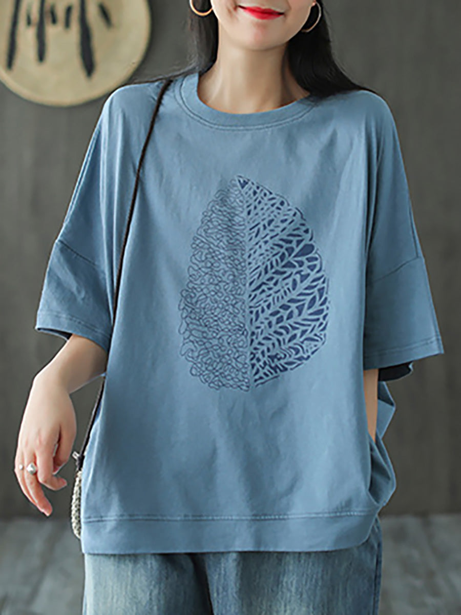 Ylva™ – Modern Leaf T-shirt