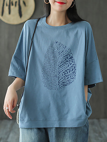 Ylva™ – Modern Leaf T-shirt