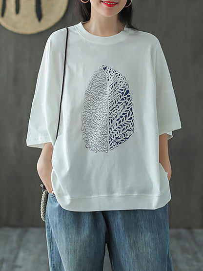 Ylva™ – Modern Leaf T-shirt