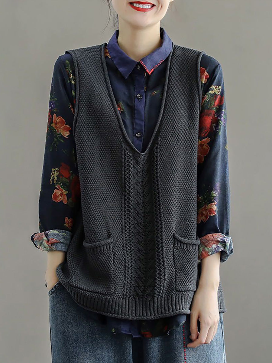 Maelle™ – Vintage Knit Vest