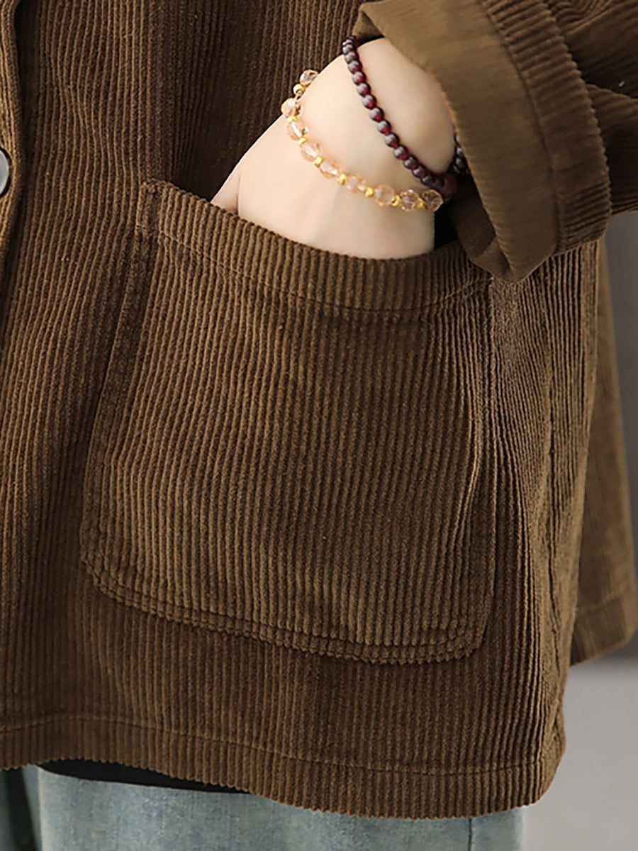 Elowen™ Corduroy Button Jacket