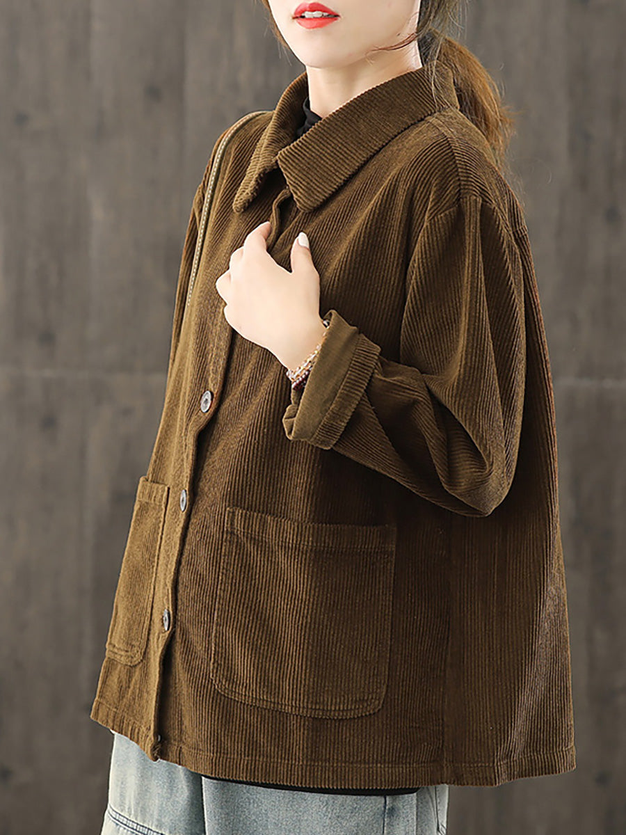 Elowen™ Corduroy Button Jacket