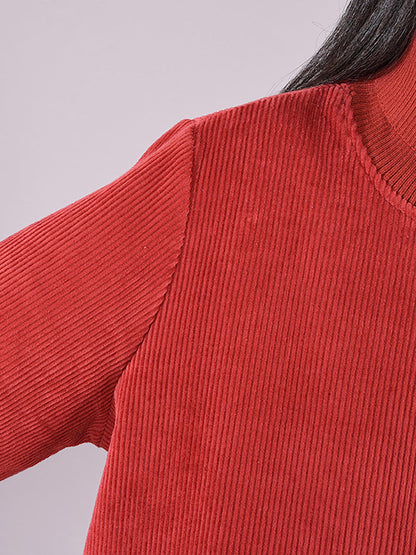 Elena™ Casual Corduroy Dress