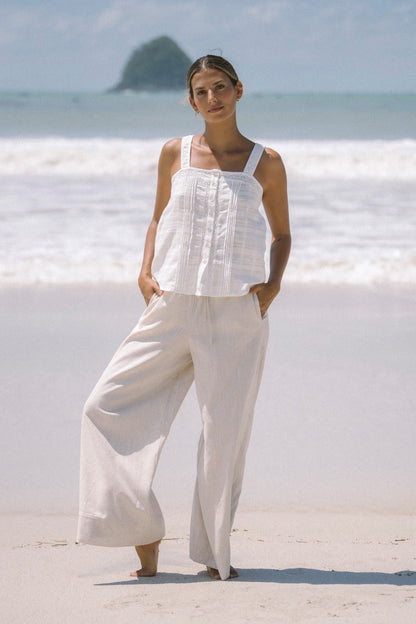 Levi™ – Boho Linen Top