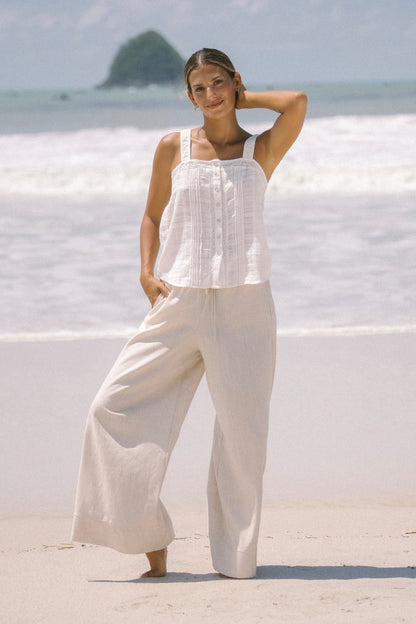 Levi™ – Boho Linen Top