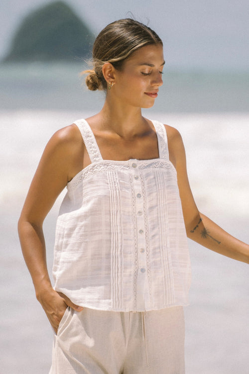 Levi™ – Boho Linen Top