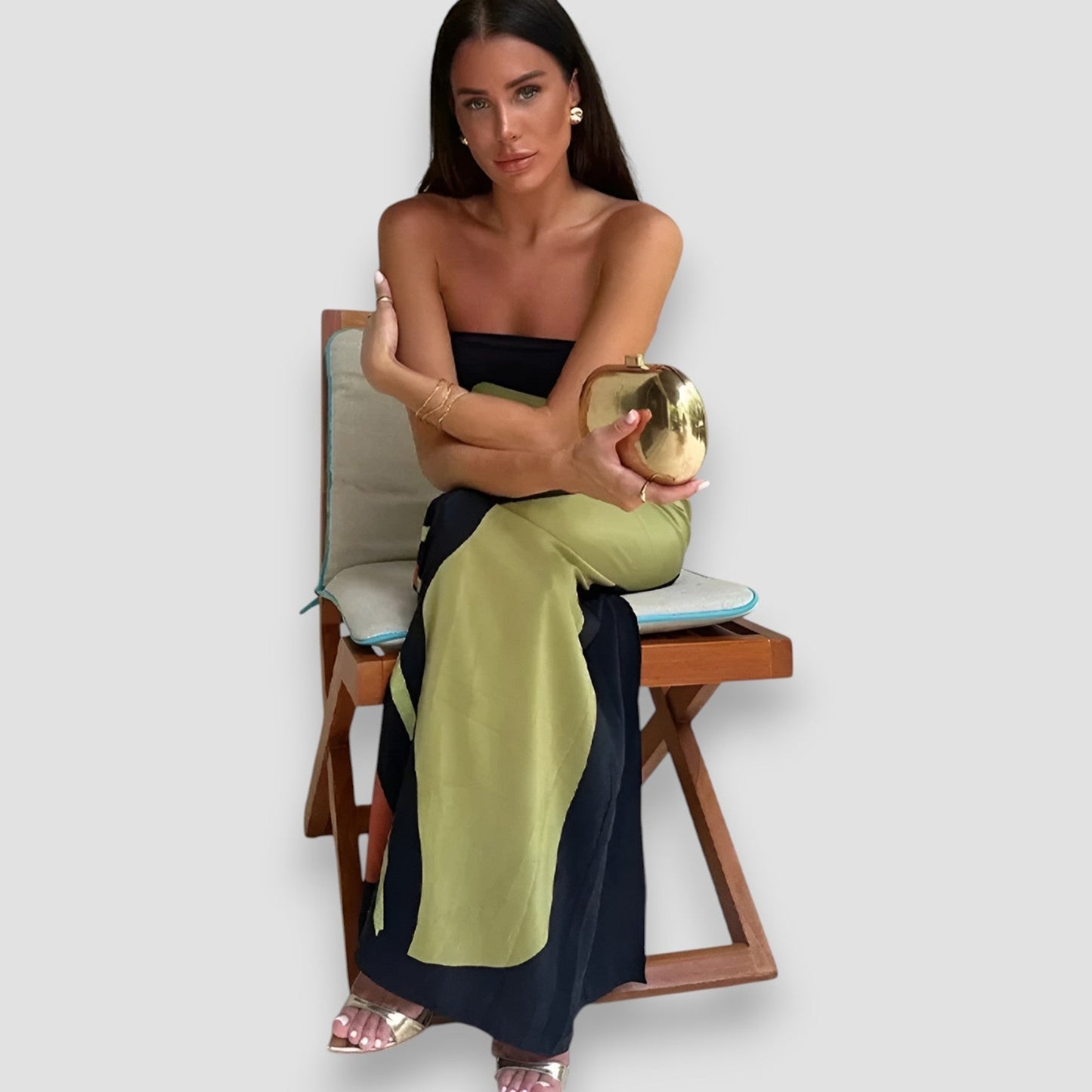 Bryzzanna™ – Floral Strapless Maxi Dress