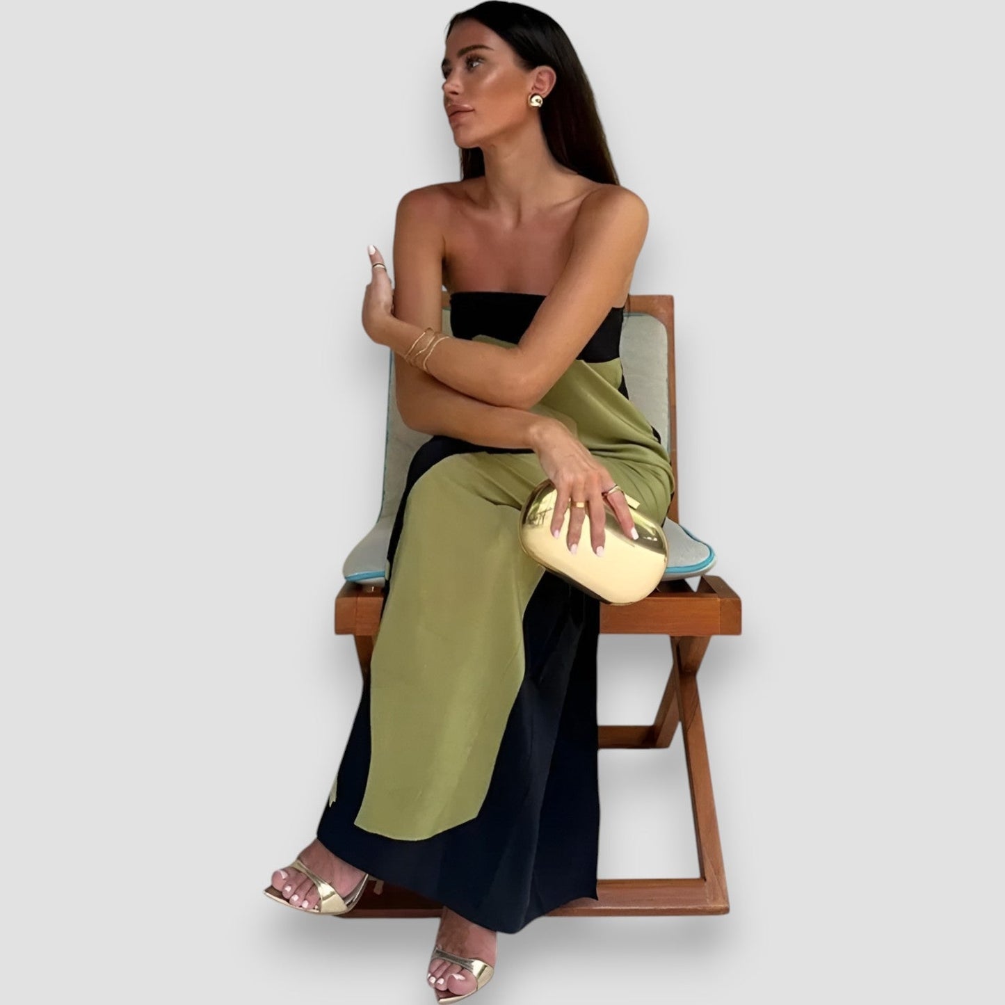 Bryzzanna™ – Floral Strapless Maxi Dress