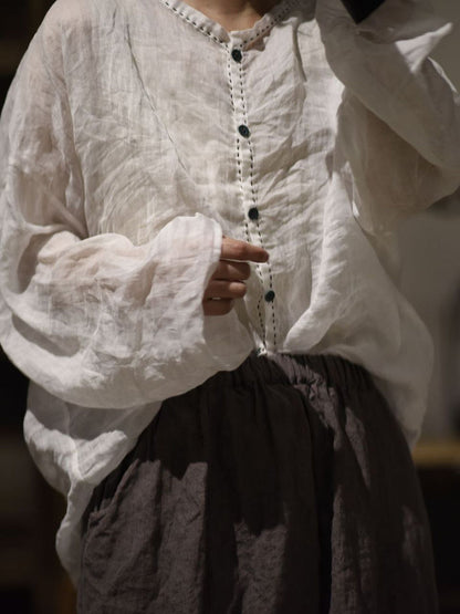 Cheska™ Relaxed Linen Shirt