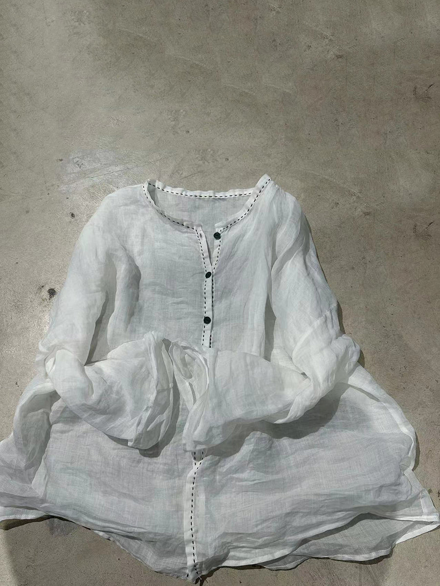 Cheska™ Relaxed Linen Shirt