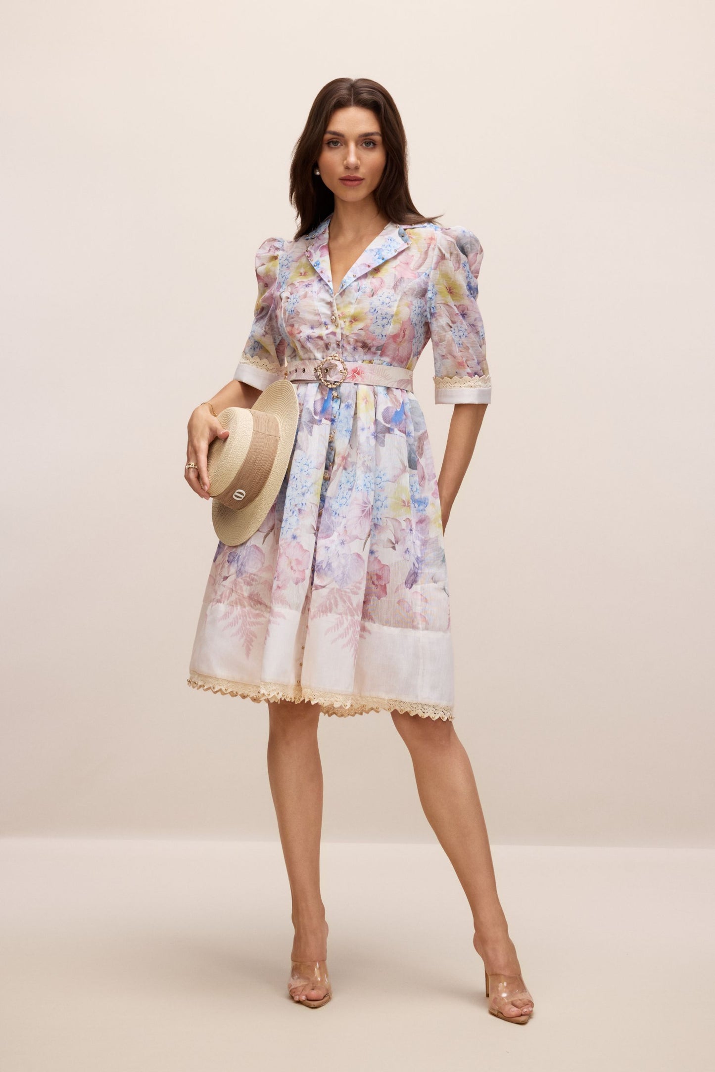 Clarisse™ Floral Midi Dress