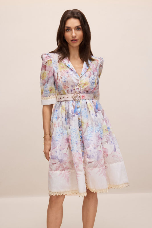 Clarisse™ Floral Midi Dress