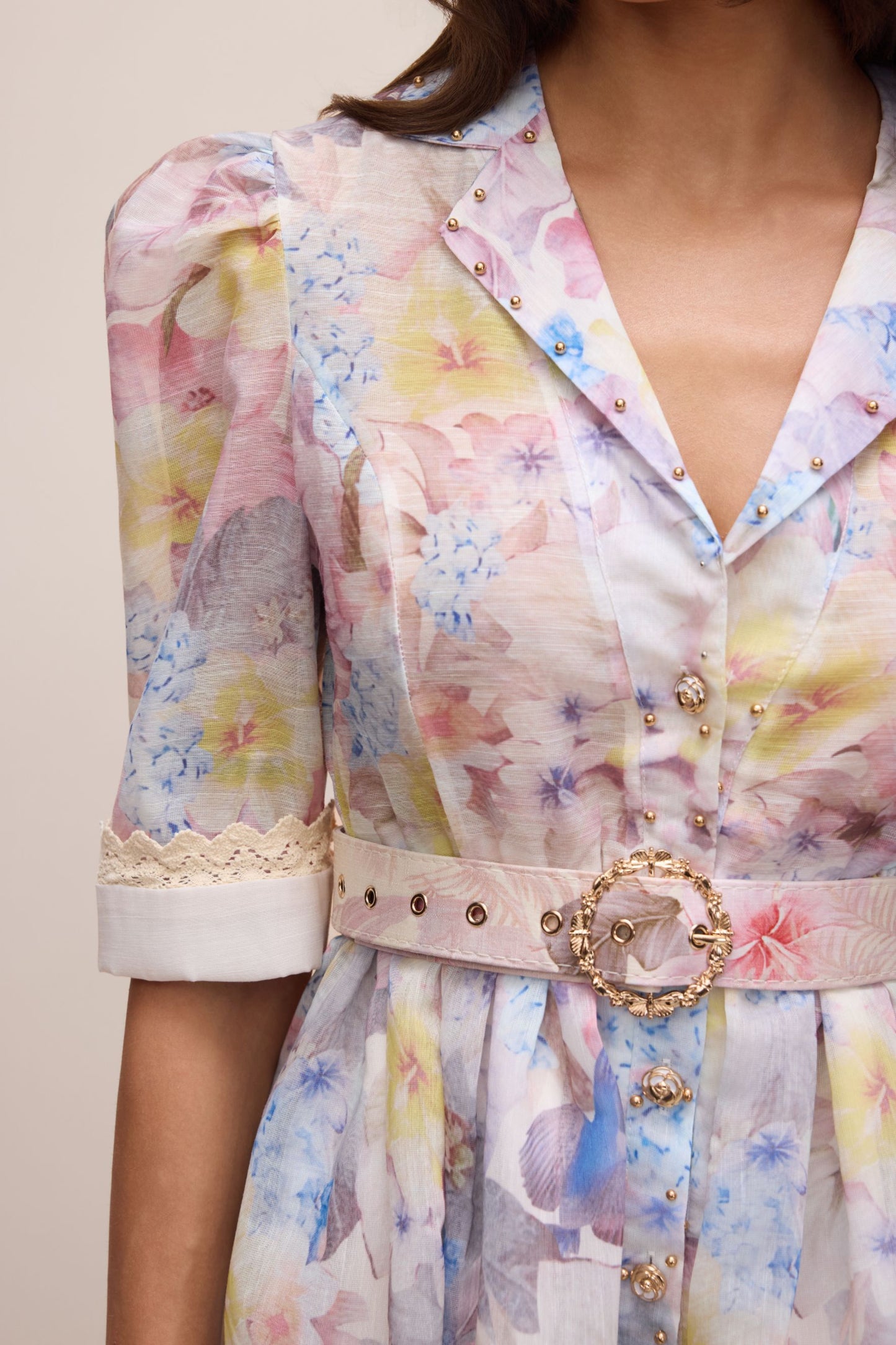 Clarisse™ Floral Midi Dress