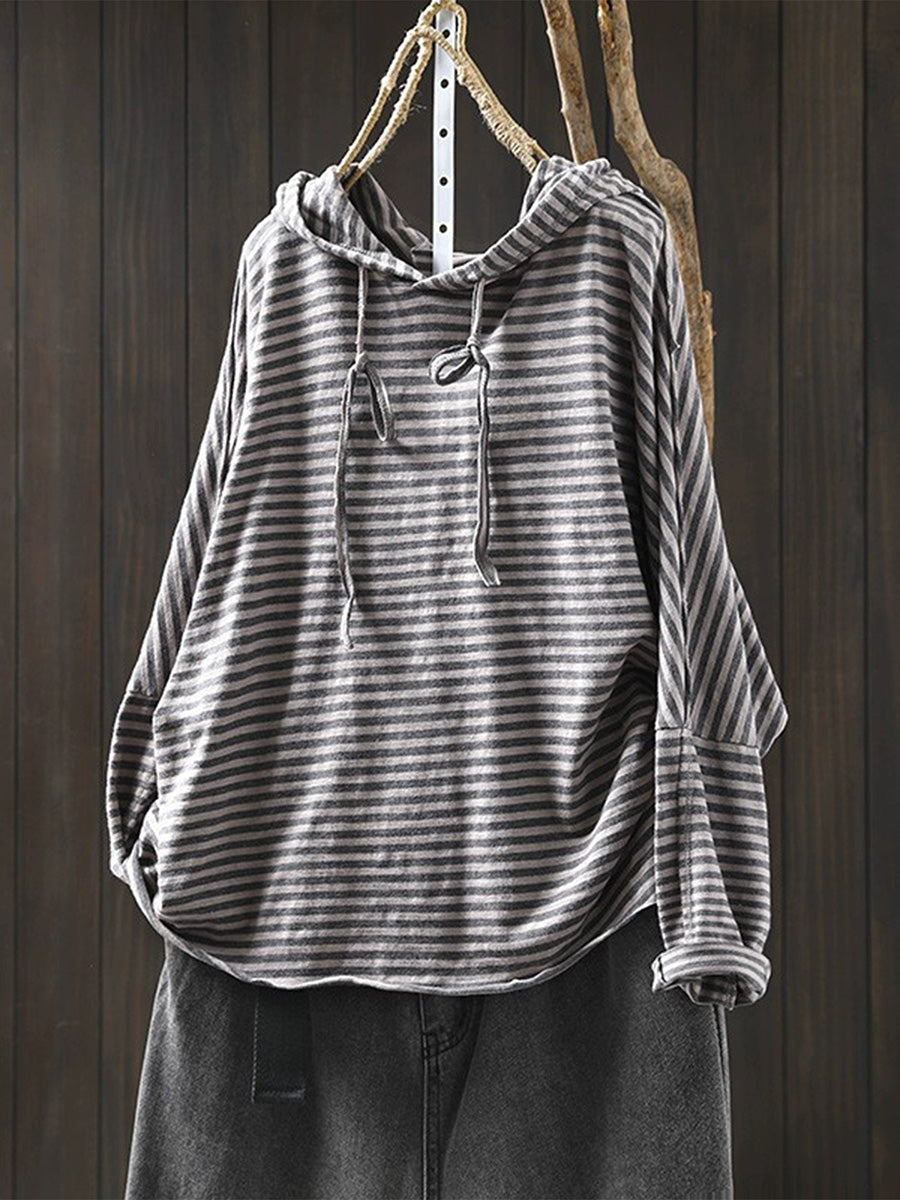 Maribel™ Striped Hoodie