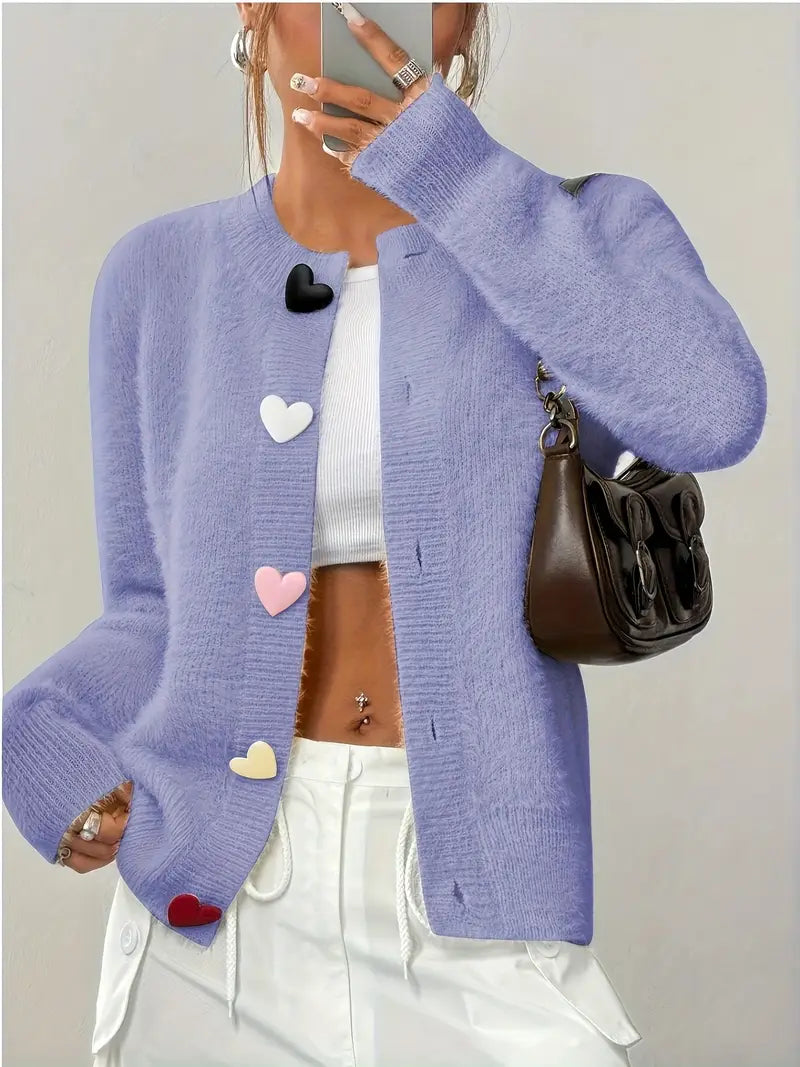 Heart Cardigan| Together against Breast Cancer
