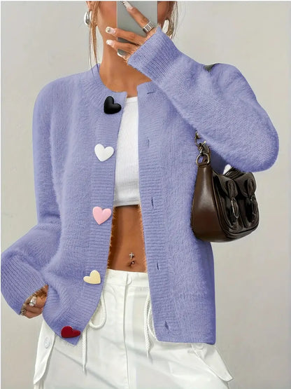 Heart Cardigan| Together against Breast Cancer