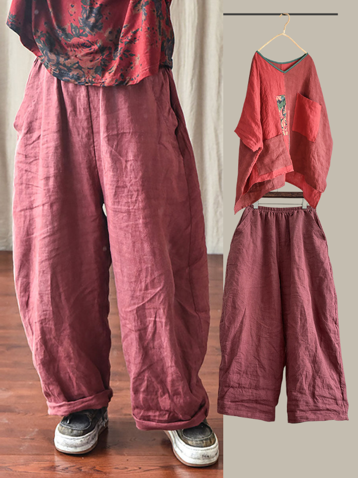 Leonie™ Relaxed Linen Trousers