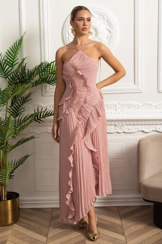 Valeria™ Pleated Maxi Dress