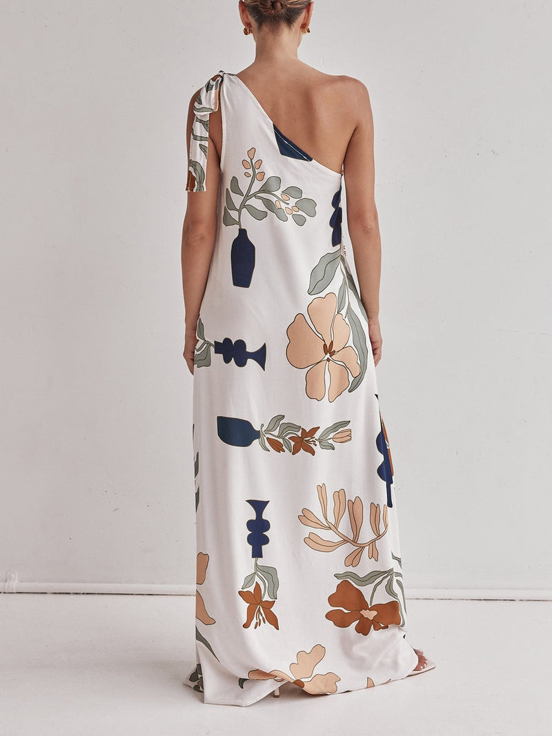 Vanessa™ One-Shoulder Maxi Dress