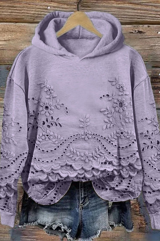 Serena™ Floral Lace Hoodie