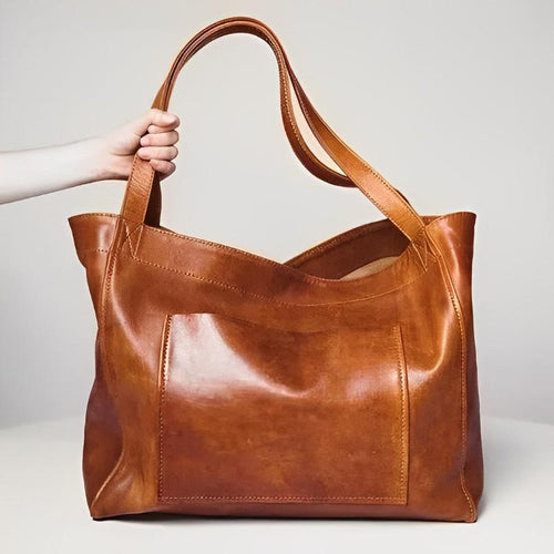 Elisian™ - Vintage Leather Tote Bag
