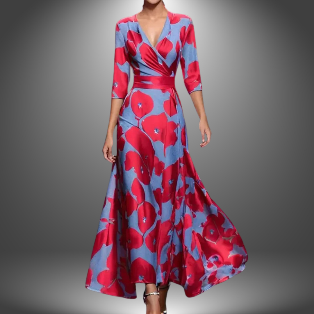 Fiorenza™ V-Neck Maxi Dress