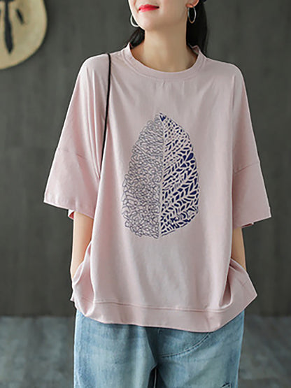 Ylva™ – Modern Leaf T-shirt