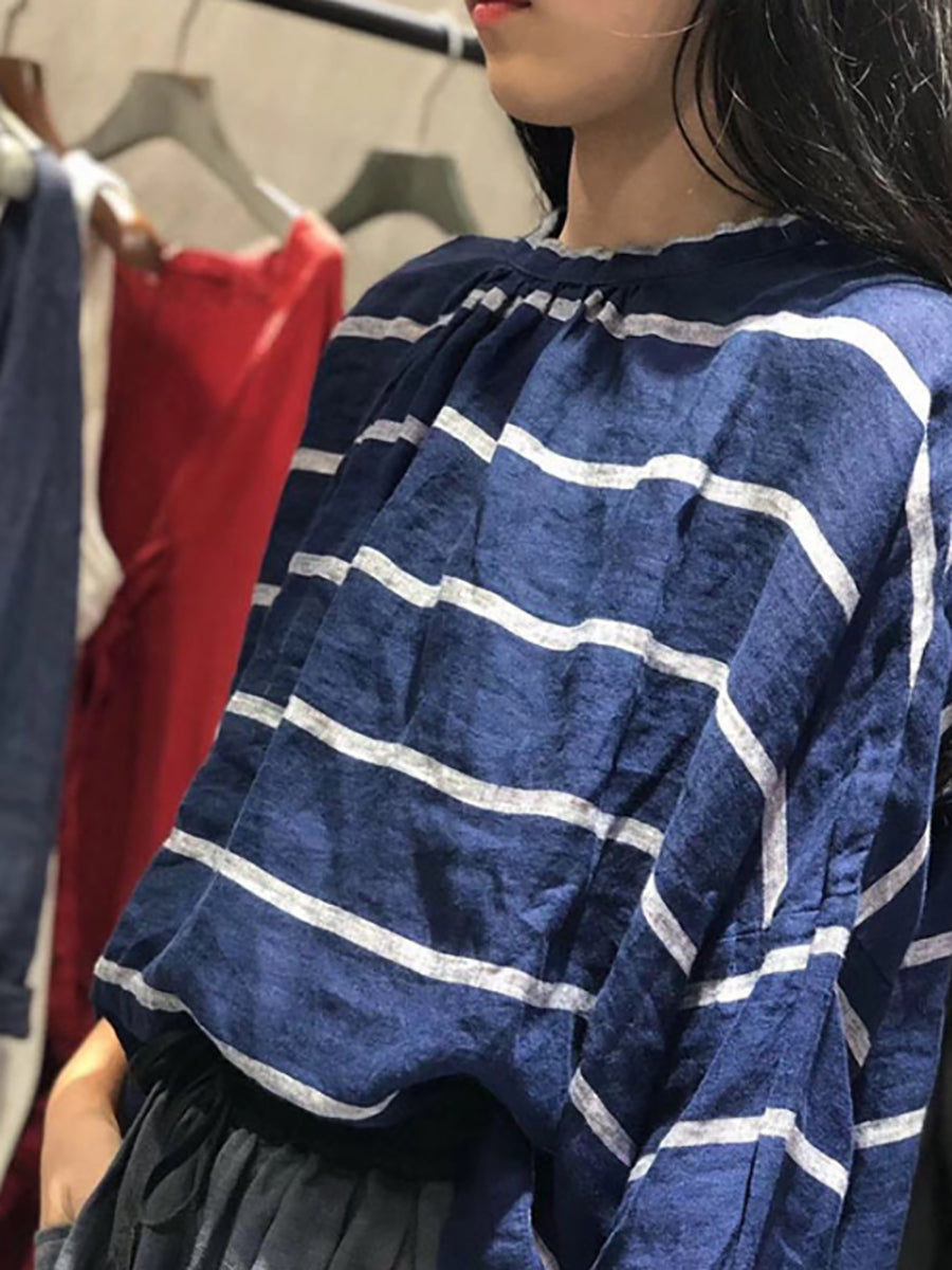 Corinne™ – Oversized Stripe Shirt