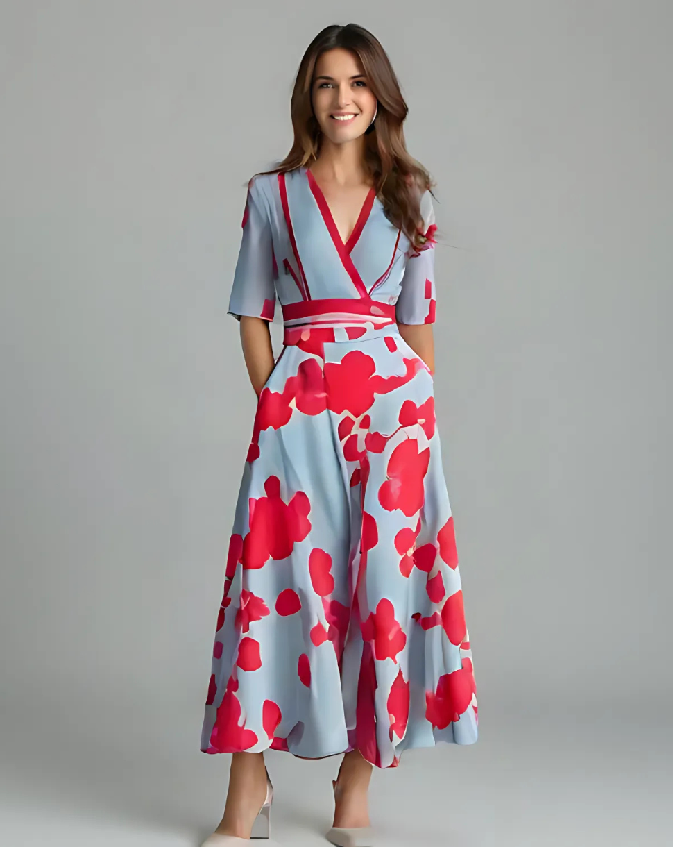 Emma™ Bold Floral Maxi Dress