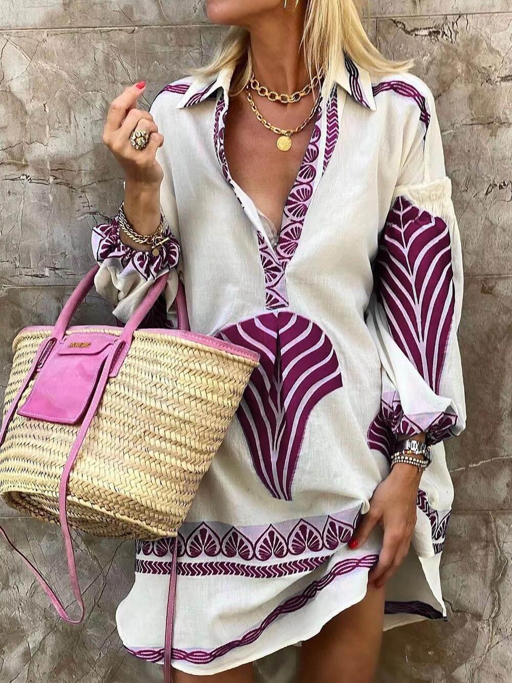 Alira™ - Mini Shirt Dress