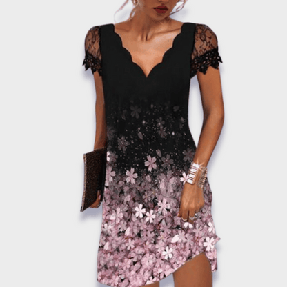 Martine™ - Stylish Lace Detail Dress
