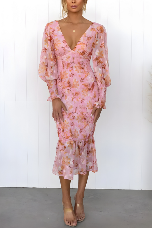 Lorena™ Floral Midi Dress