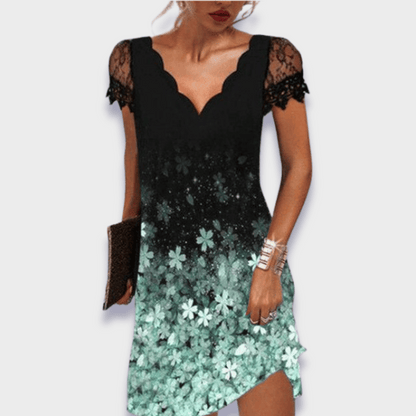 Martine™ - Stylish Lace Detail Dress