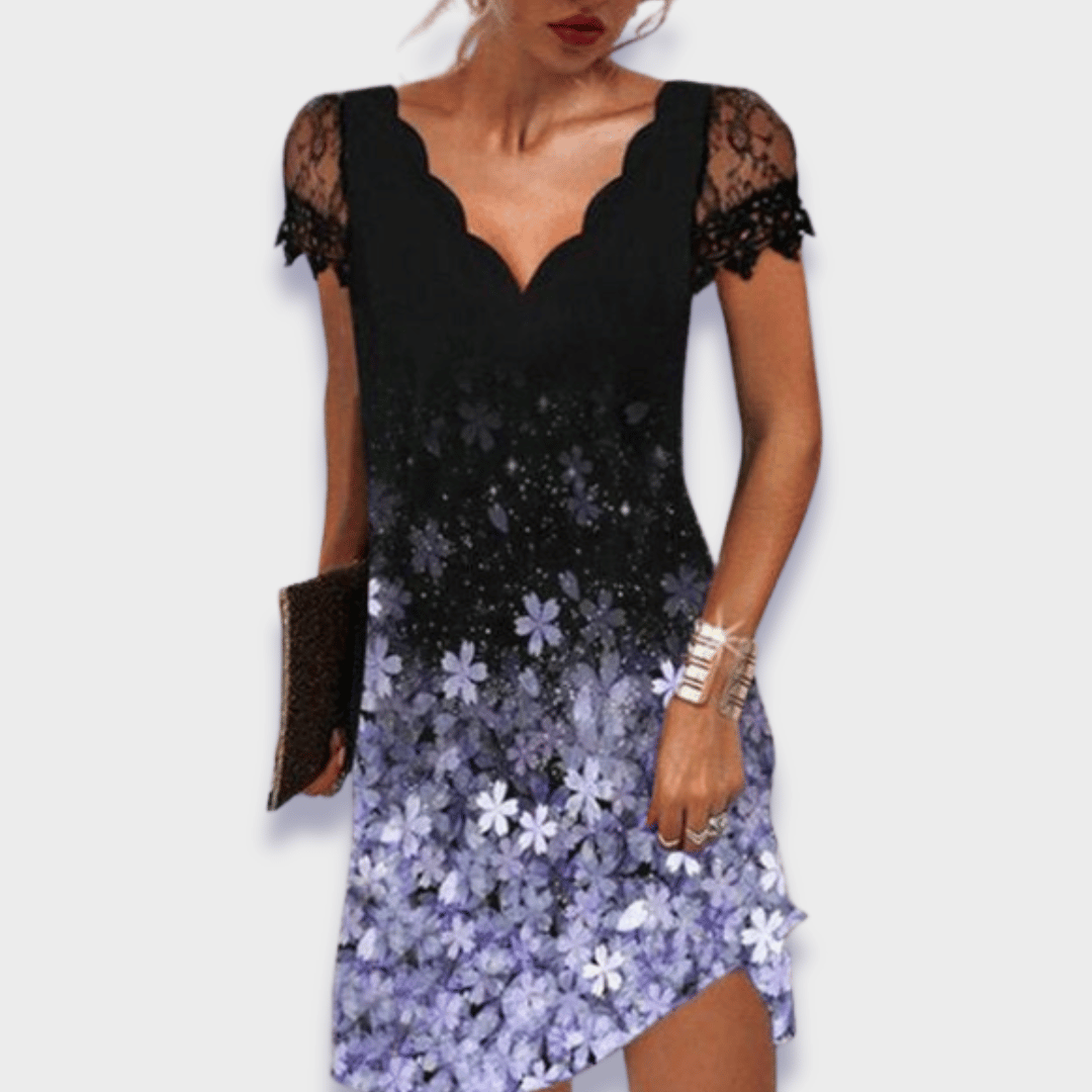 Martine™ - Stylish Lace Detail Dress