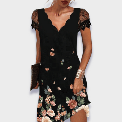 Martine™ - Stylish Lace Detail Dress