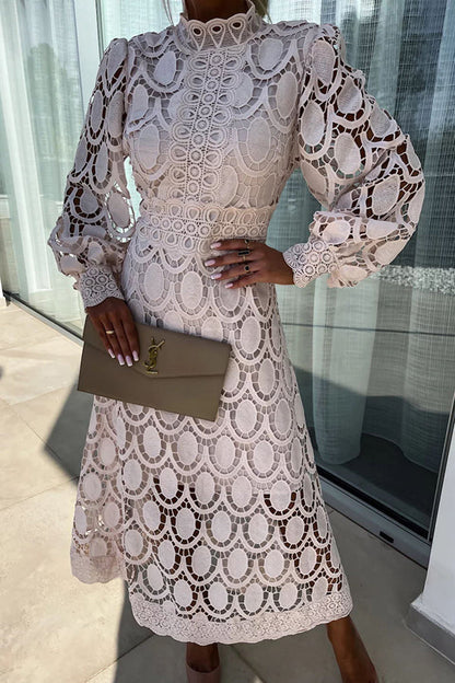 Imarie™ Lace Midi Dress