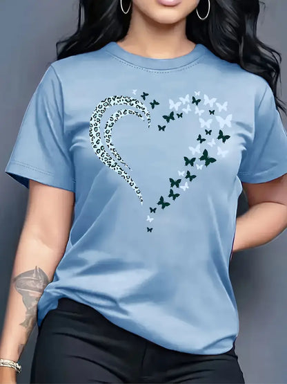 Butterfly Heart T-Shirt | Together against diabetes