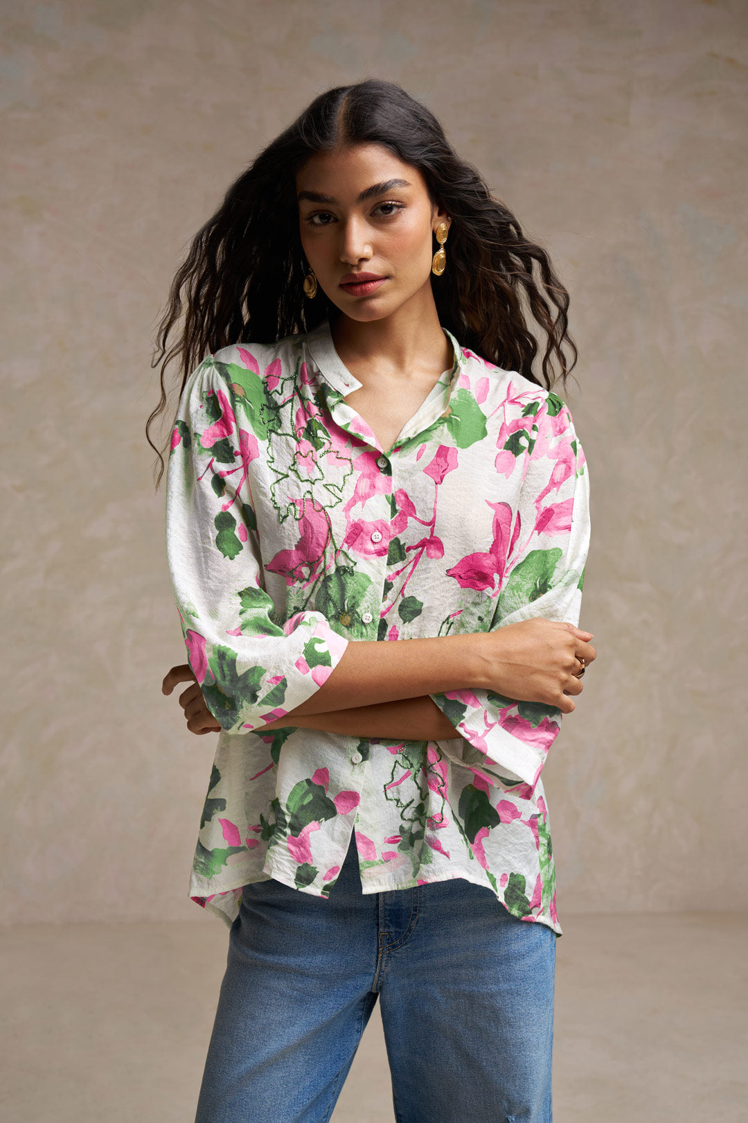 Gigi™ -  Floral Printed Shirt