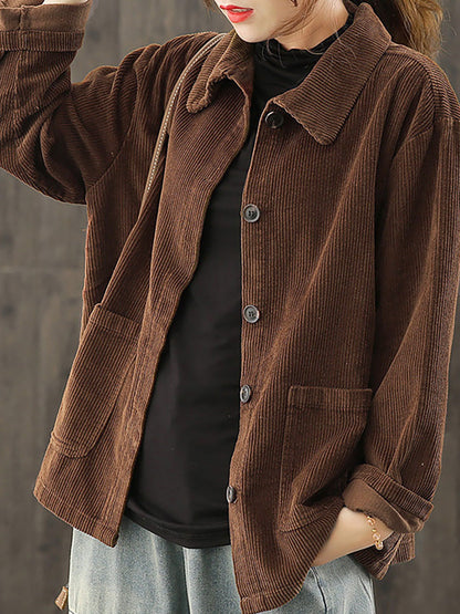 Elowen™ Corduroy Button Jacket