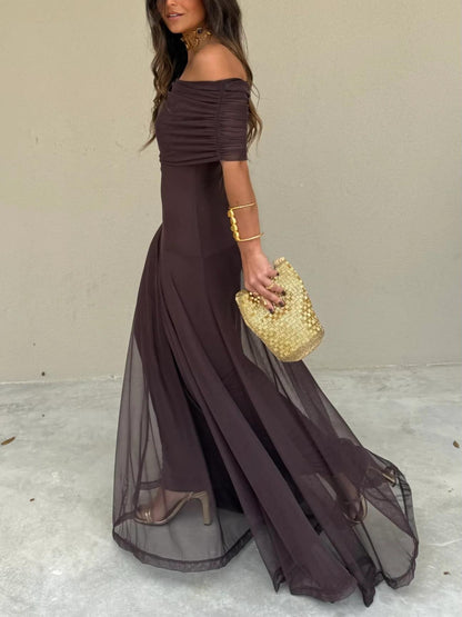 Emerald™ Chiffon Maxi Dress