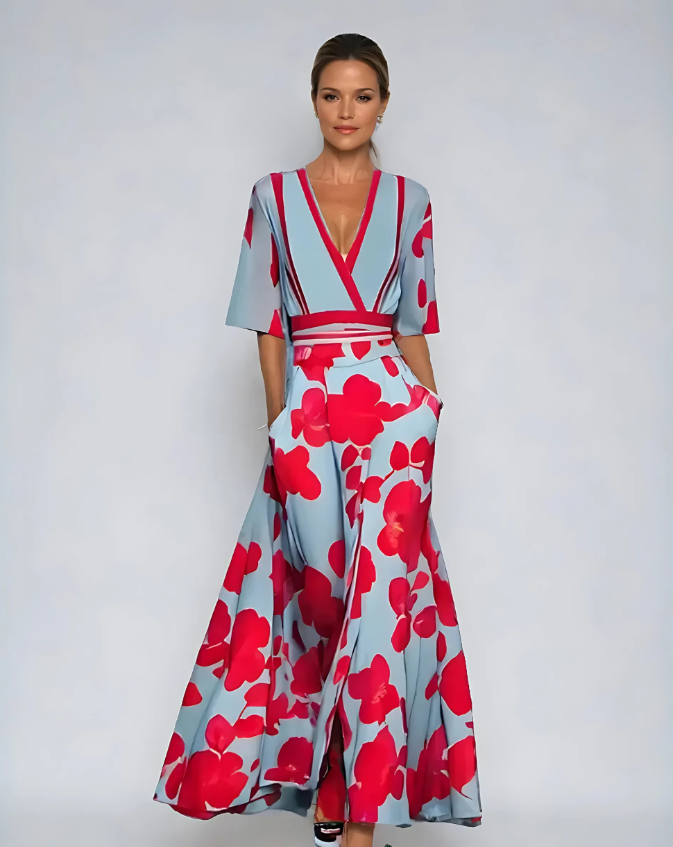 Emma™ Bold Floral Maxi Dress