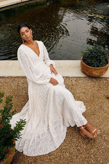 Serena™ Elegant Long Sleeve Dress