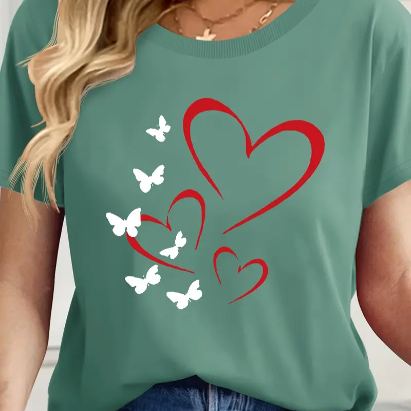 Butterfly Heart Blossom T-Shirt | Together against diabetes