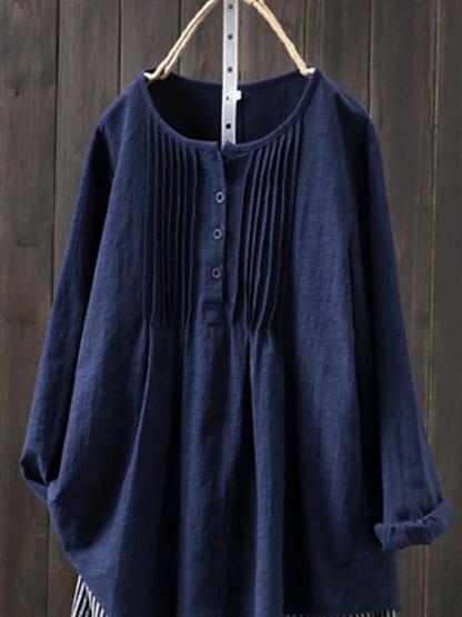 Florence™ - Women's Casual Linen Blouse